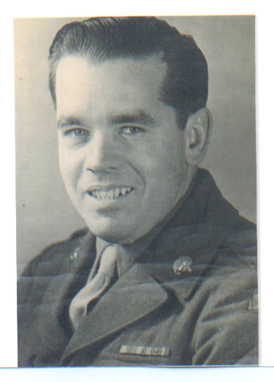 Staff Sergeant W. T. Block, photo taken May 8, 1945 at Castle Friedrichstein in Bad Wildungen, Germany.  Two ribbons include Army of Occupation and European Theater, with Bulge, Rhineland, and Central European battle stars.